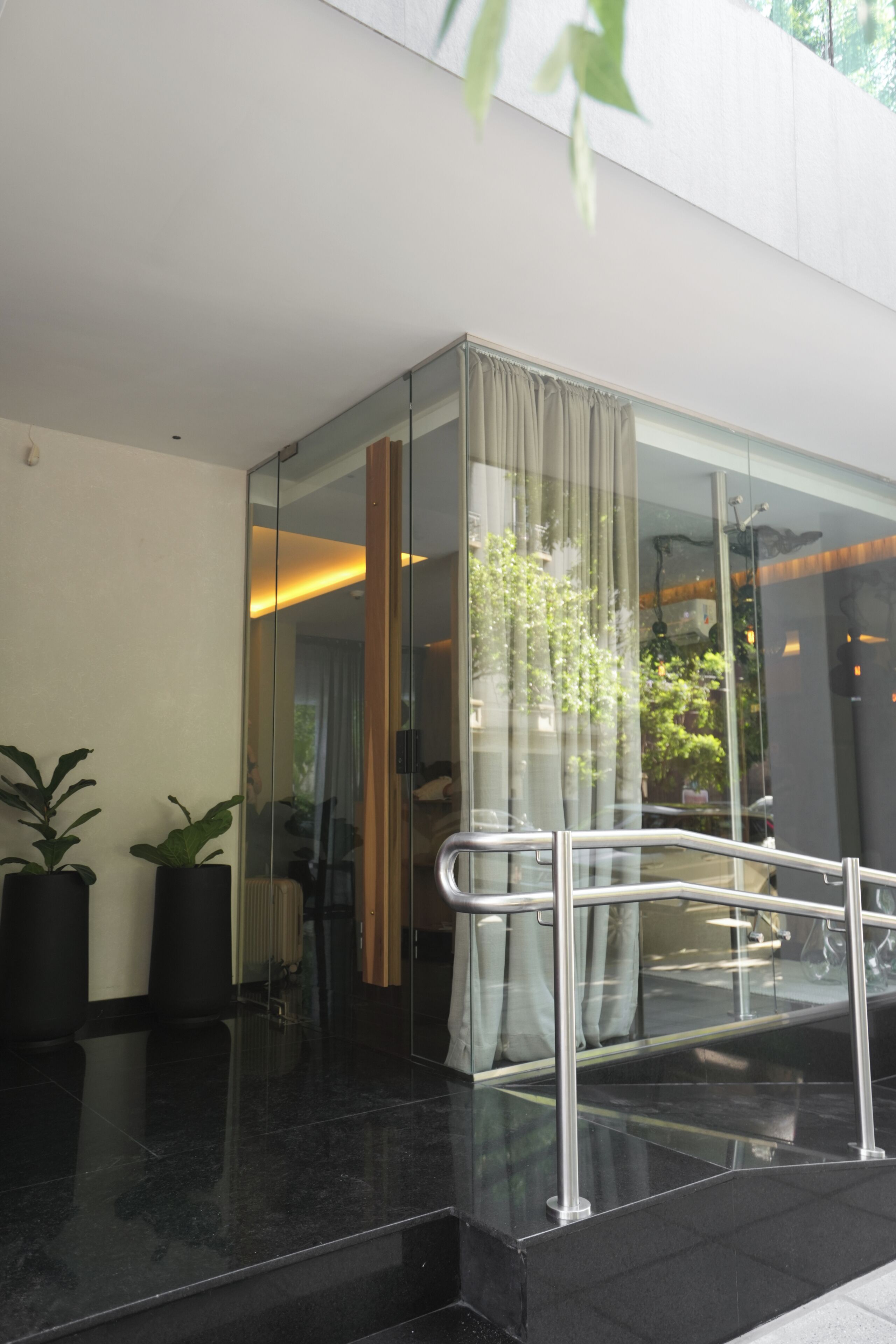 Facciata della struttura