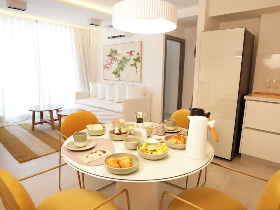 Deluxe Suite, Balcony, City View | Egyptian cotton sheets, premium bedding, down duvets, in-room safe