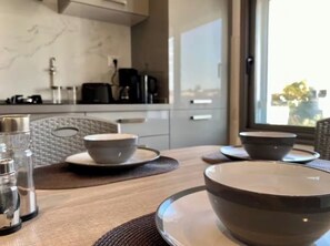 Apartment, 2 Bedrooms, Smoking, Balcony | Dining - Cozy Stay With Balcony View in La Marsa (La Marsa)