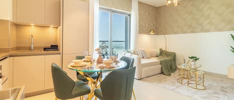 Luxury Apartment, City View | Interior