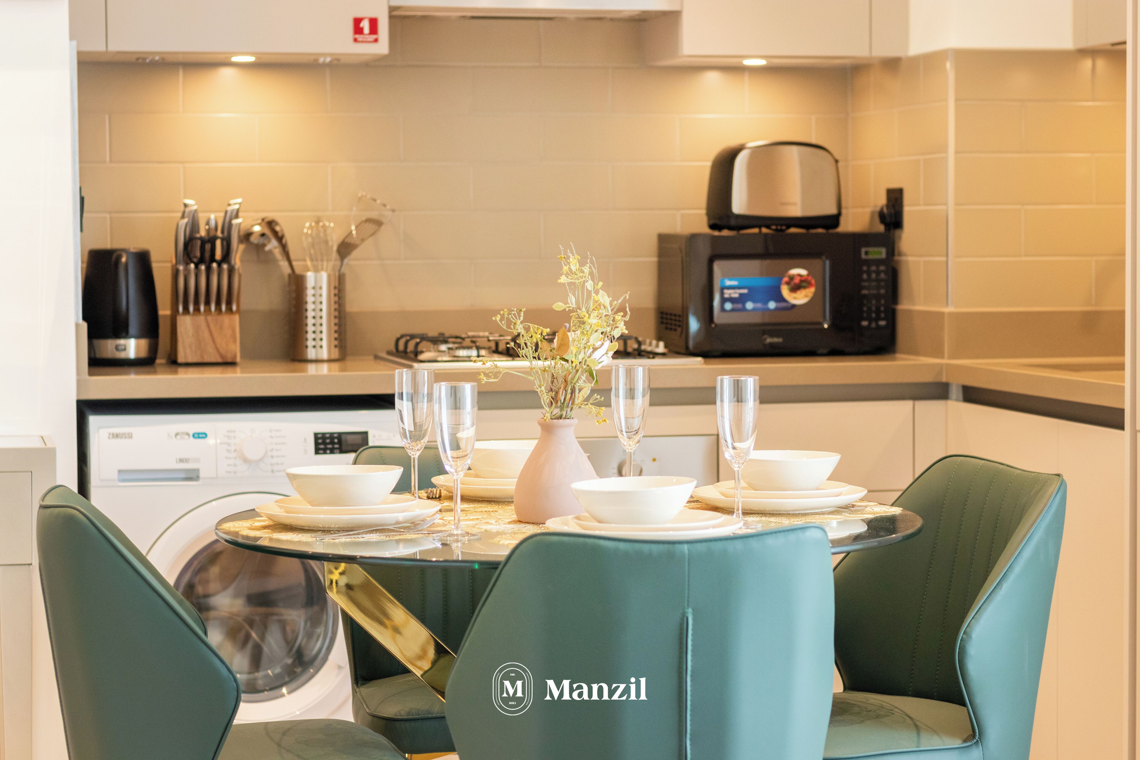 Luxury-Apartment, Stadtblick | Eigene Küche