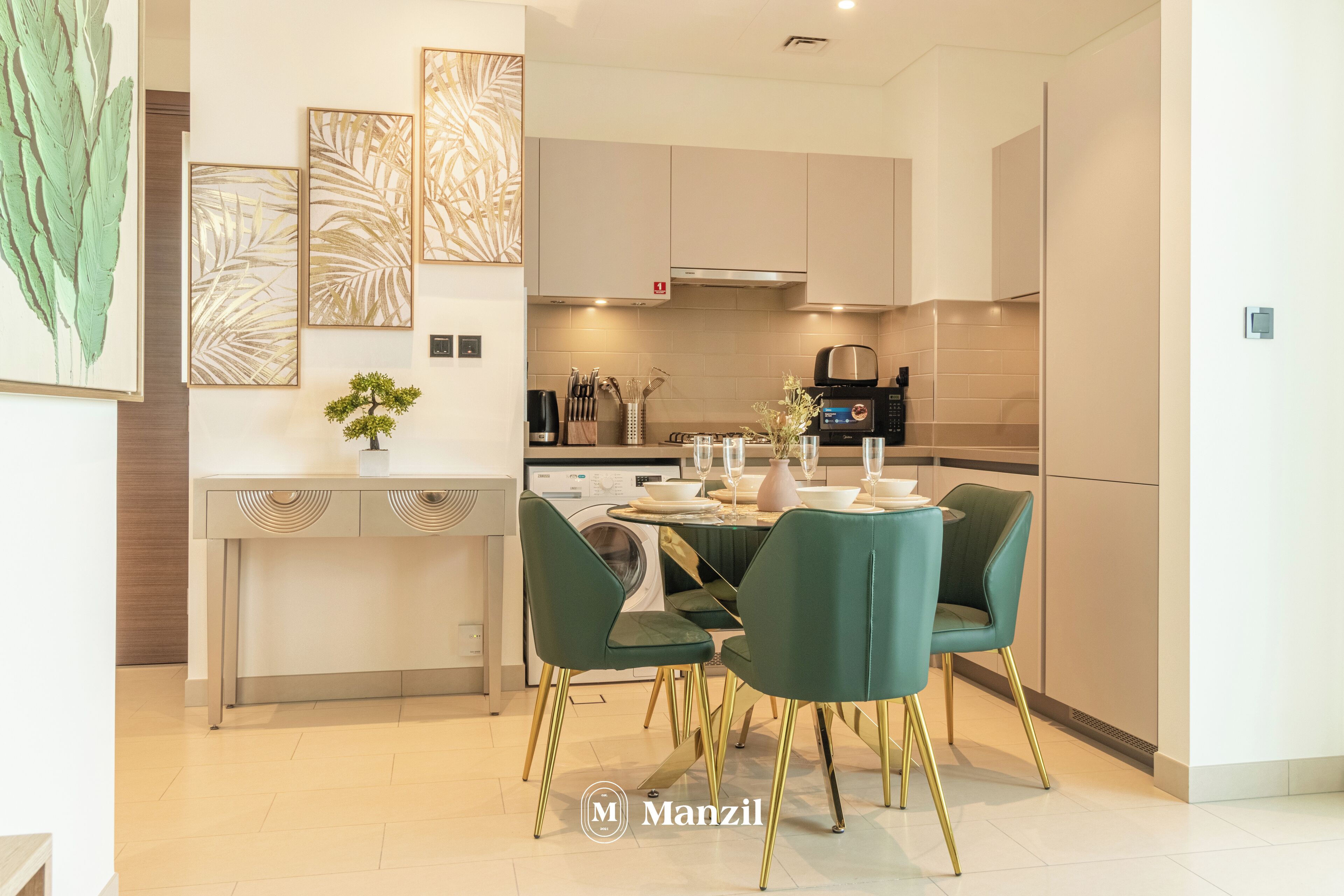 Luxury-Apartment, Stadtblick | Speisen