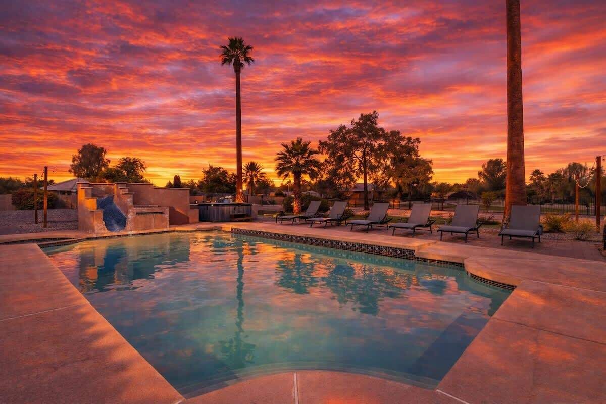 Piscine chauffée