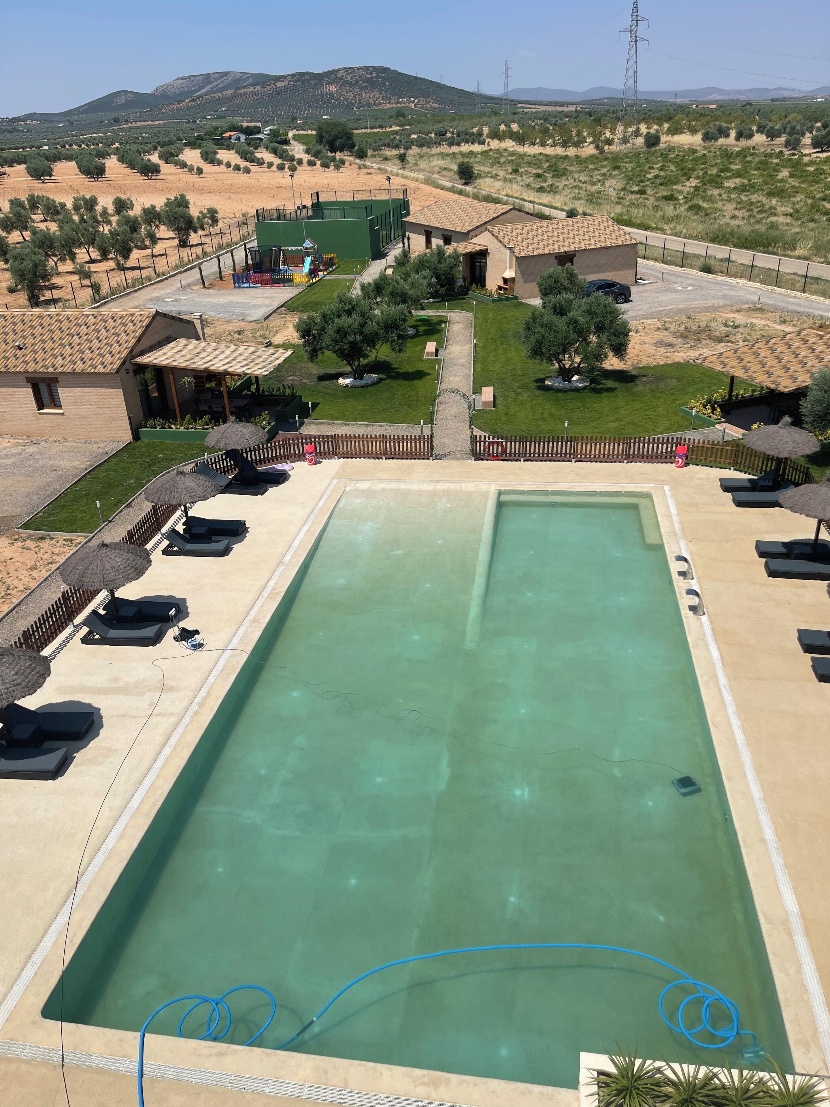 Seasonal outdoor pool