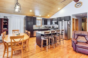 House (2 Bedrooms) | Interior - Ski, Hike & Ride On-site: 80-acre Retreat in Boon (Boon)