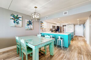 Apartment (2 Bedrooms) | Interior - All-suite 2BR w/ Gulf-view: Suntide III - Unit 407 (South Padre Island)