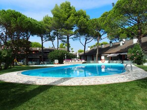 Apartment, 2 Bedrooms, Balcony, Pool View | Front of property - Cozy Apartment With Swimming Pool Access (San Michele al Tagliamento)