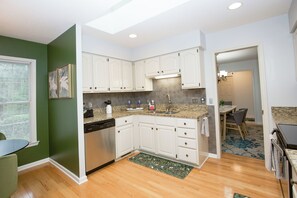 Microwave, oven, stovetop, dishwasher - Rocken Lake Hills Retreat- Pinehurst Home w/ Game Room & Patio Near Golf (Pinehurst)