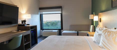 Desk, laptop workspace, free WiFi