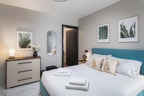 Apartment, 2 Bedrooms, City View | Blackout drapes, iron/ironing board, free WiFi - Sunlit Top Floor 2BR APT Big Terrace (Sliema)