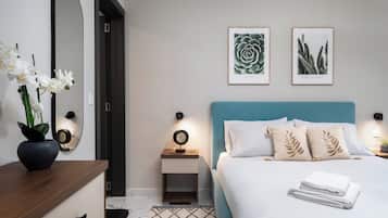 Lejlighed - 2 soveværelser - byudsigt | Mørklægningsgardiner, strygejern/strygebræt, gratis Wi-Fi