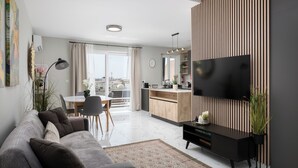 Apartment, 2 Bedrooms, City View | Ruang tamu