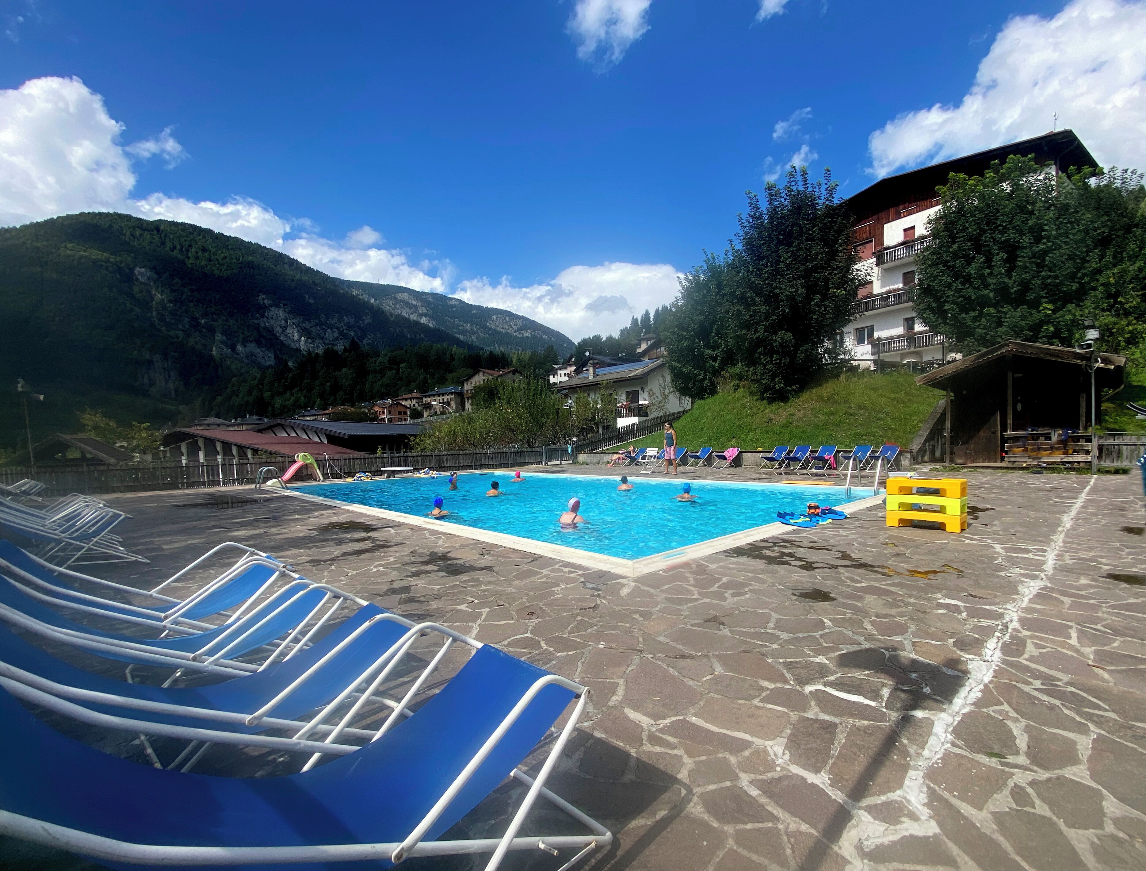 Indoor pool, seasonal outdoor pool