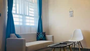 Appartement, balcon, vue colline | Coin séjour