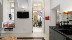 Apartment, 1 Queen Bed, City View | Interior - Classic APT with Internal Court Yard (Valletta)