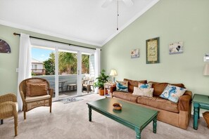 Condo, 2 Bedrooms | Living area - Quail Hollow A8-1u 2 Bedroom Condo (St. Augustine)