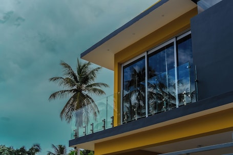 Exterior detail. Cozy 3-bedroom house in perfect Nagua with AC comfort
