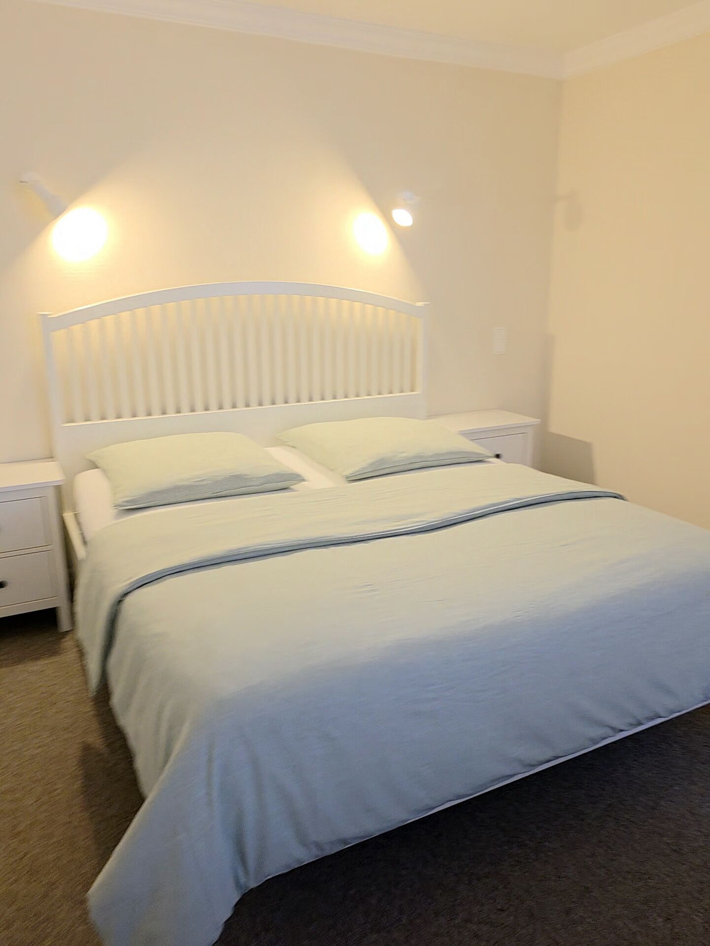 Standardværelse med dobbeltseng eller 2 enkeltsenge | Skrivebord, arbejdsområde til bærbare computere, strygejern/strygebræt