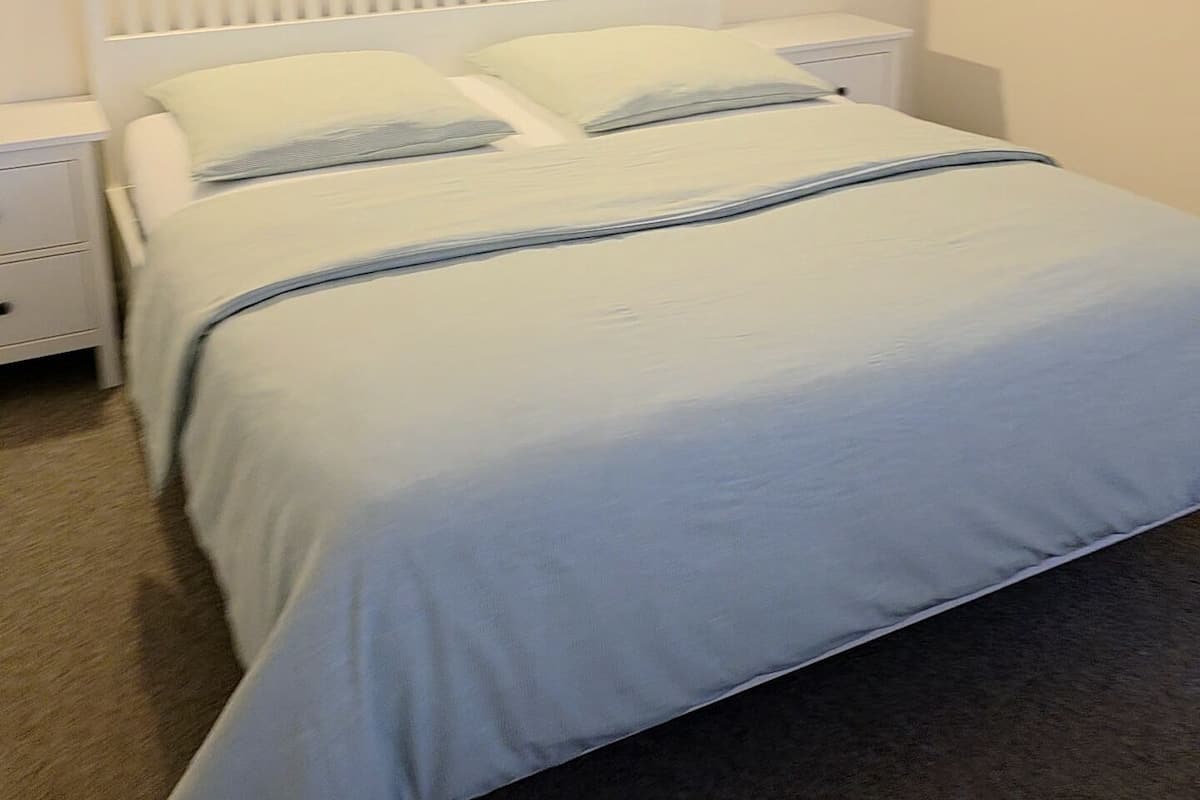 Standardværelse med dobbeltseng eller 2 enkeltsenge | Skrivebord, arbejdsområde til bærbare computere, strygejern/strygebræt