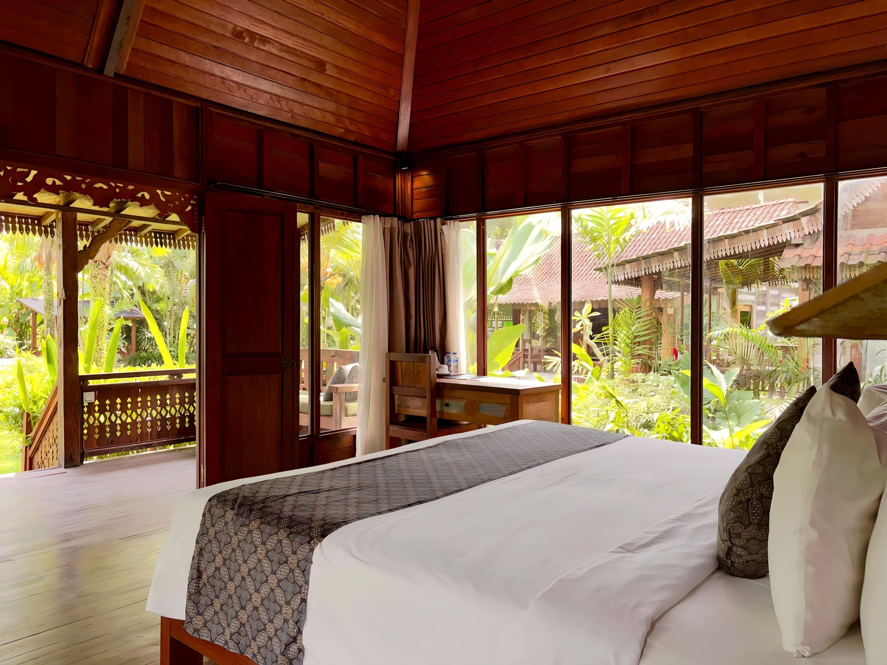 Cottage Deluxe, balcon, vue jardin