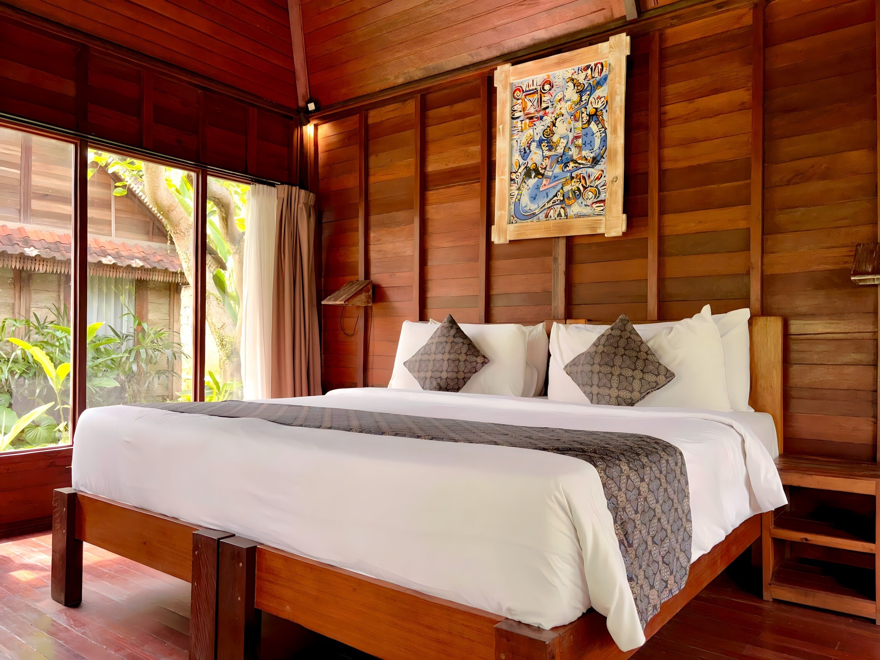 Cottage Deluxe, balcon, vue jardin