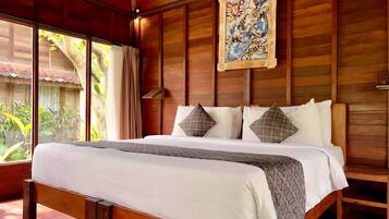 Cottage Deluxe, balcon, vue jardin