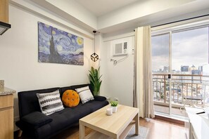 Living room - Stylish Condo - Cozy Urban Living (Pasay)