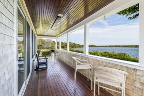 Terrace/patio - Quintessential Cape Cod home on Great Pond RPLO026 (Teaticket)