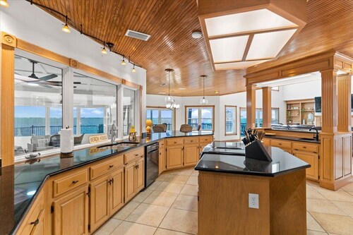 New Listing! Custom Waterfront Home! Heated Pool, Boat Dock, Game Room