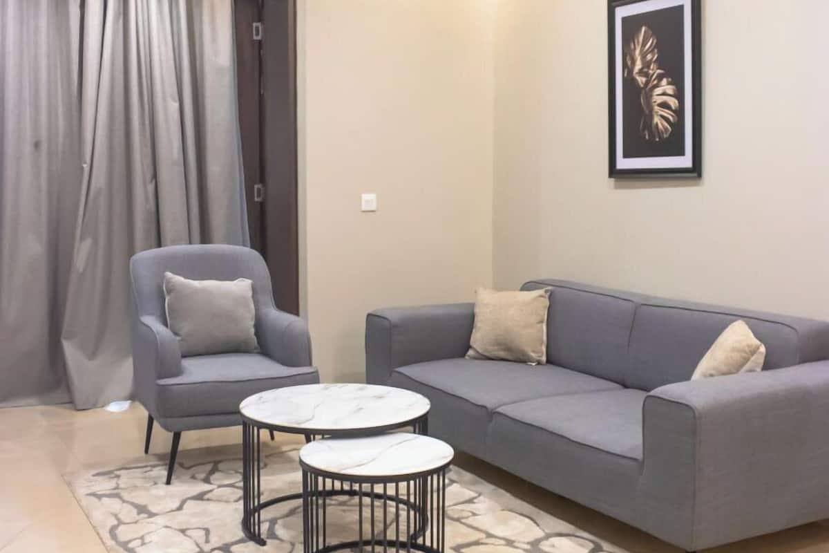 Deluxe Apartment, Balcony | Living area