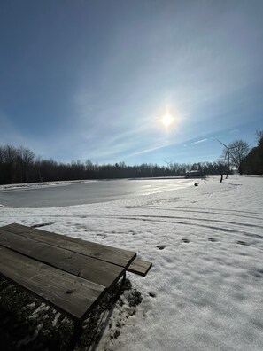 Property grounds - Lake Hoody: Private Pond Retreat; Cabin #2 (Kinde)