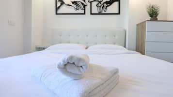 1 bedroom, internet, bed sheets