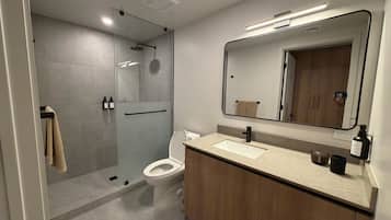 Basic Apartment, City View | Bilik Mandi