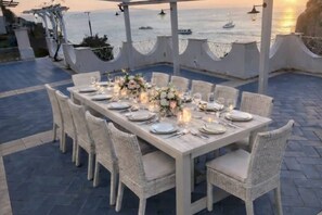 Outdoor dining - Villa Guarracino Luxury with private hot tube (Amalfi)