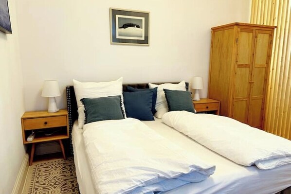 1 bedroom, iron/ironing board, travel cot, free WiFi