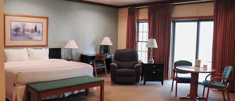 Quarto solteiro luxo, 1 cama King