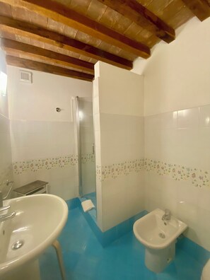 Dusche, Haartrockner, Bidet