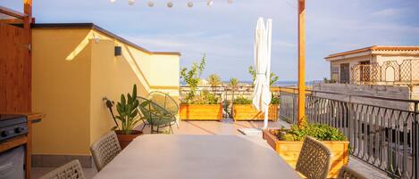 Apartment, Partial Sea View | Terrace/patio