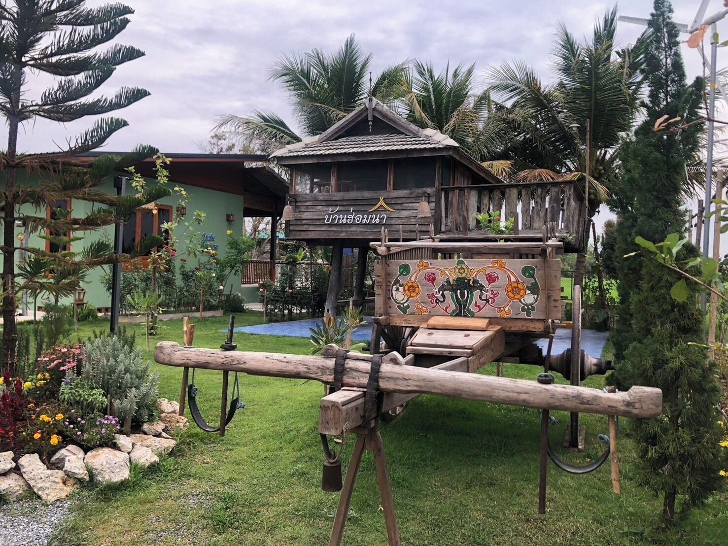 Majoituspaikan julkisivu