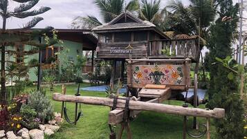 Majoituspaikan julkisivu