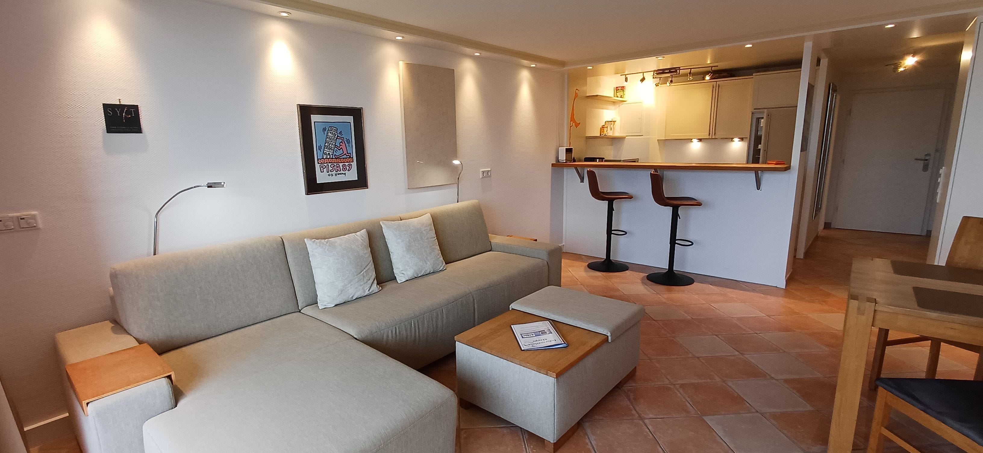 Wohn-Schlafraum mit offener Küche