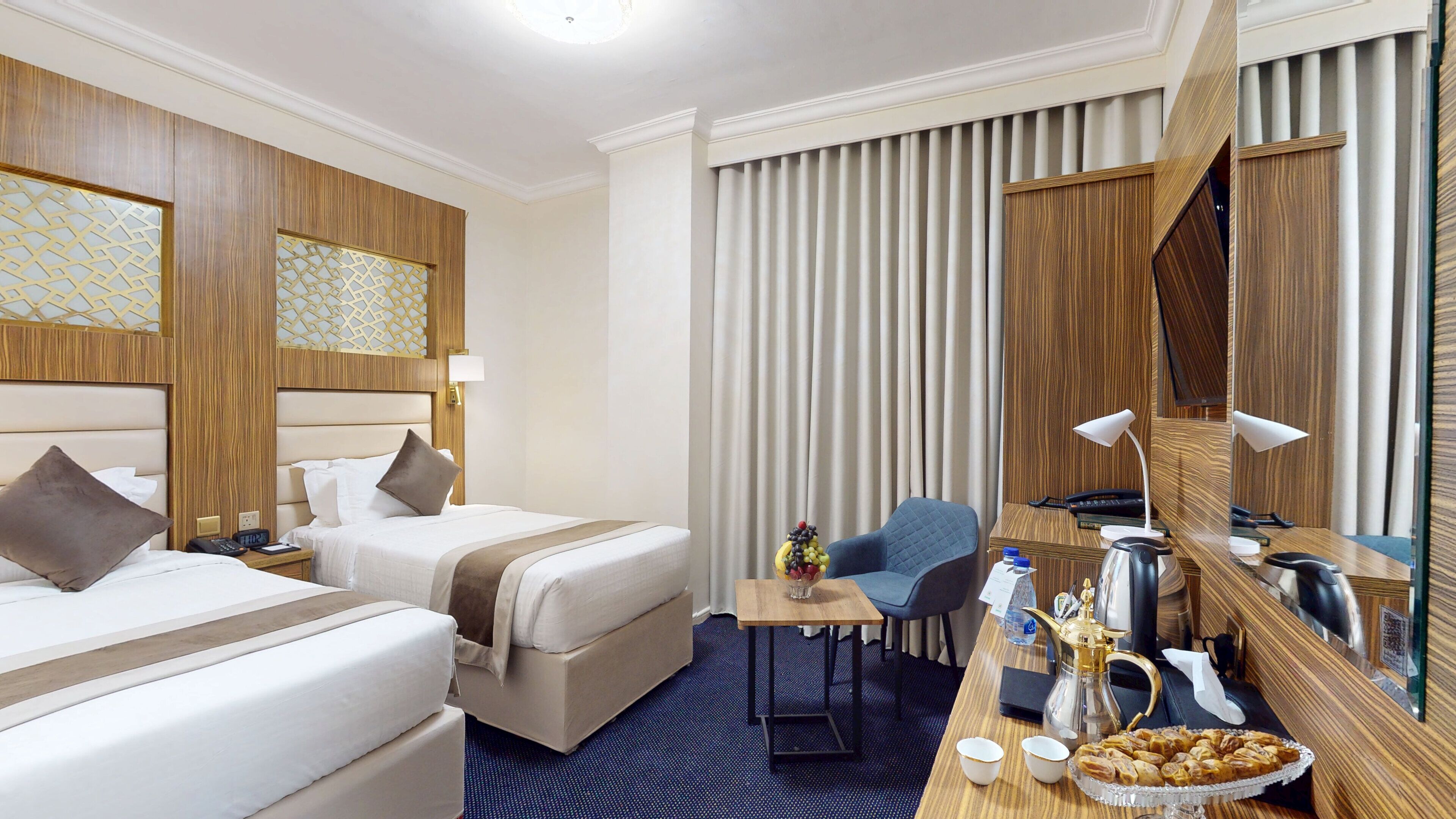 雙人或雙床房, 城市景觀 | 客房內保險箱、遮光布/窗簾、隔音、熨斗/熨衣板