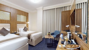 雙人或雙床房, 城市景觀 | 客房內保險箱、遮光布/窗簾、隔音、熨斗/熨衣板