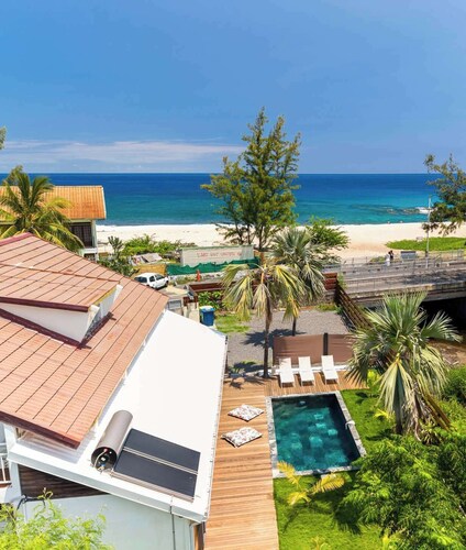 PALM VILLA classée 5 étoiles – Villa avec piscine CHAUFFÉE à Saint-Gilles-les-Bains