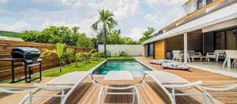 PALM VILLA classée 5 étoiles – Villa avec piscine CHAUFFÉE à Saint-Gilles-les-Bains