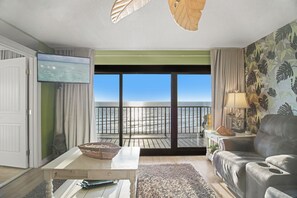 Smart TV - 601 – Beachfront 3BR Luxury Retreat | Wraparound Balcony & VIP Beach Service (Panama City Beach)