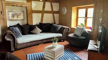 Fernseher, Kamin, BĂŒcher