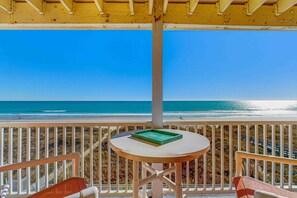 Property grounds - Oceanfront condo with private balcony, pool & steps to beach (North Myrtle Beach)