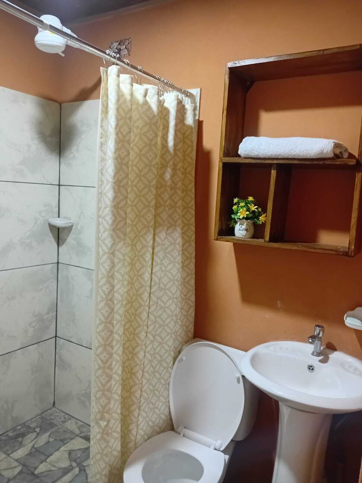 Family Room, Multiple Beds, Non Smoking | Bathroom | Shower, free toiletries, towels, soap