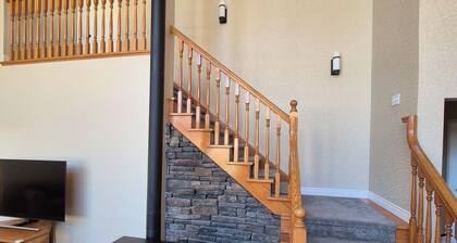 Family Farmhouse Retreat with Huge Heated Pool, Hot Tub, 9 Acres & Private Trail